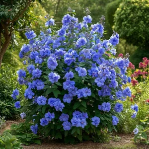 Гибискус Сансет Блоссом купить по цене от 248р. в интернет-магазине «Посадика» с доставкой почтой в в Подпорожьее и по всей России – [изображение №1].